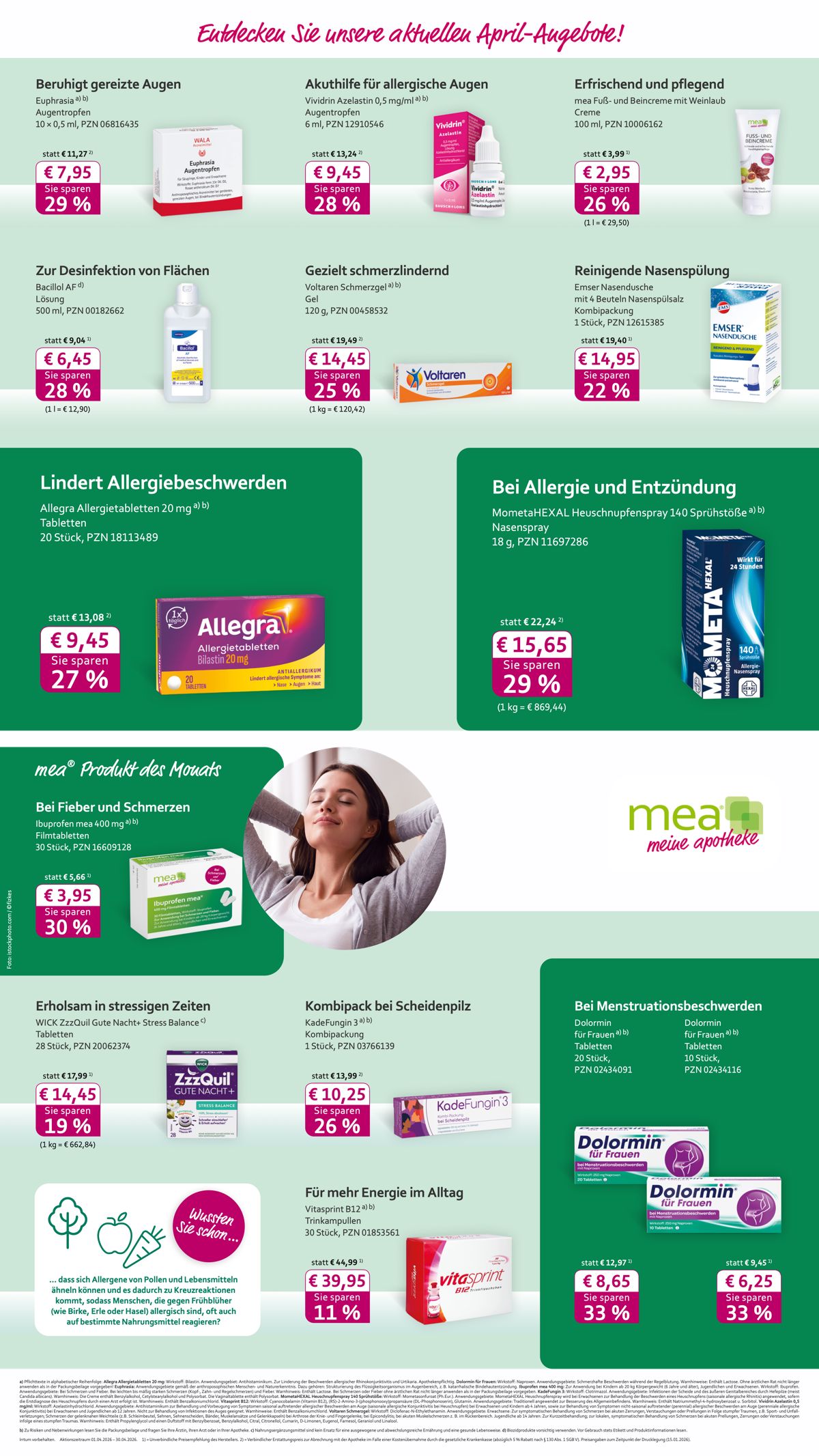 Aktuelle Angebote Aktuelle Monatsangebote